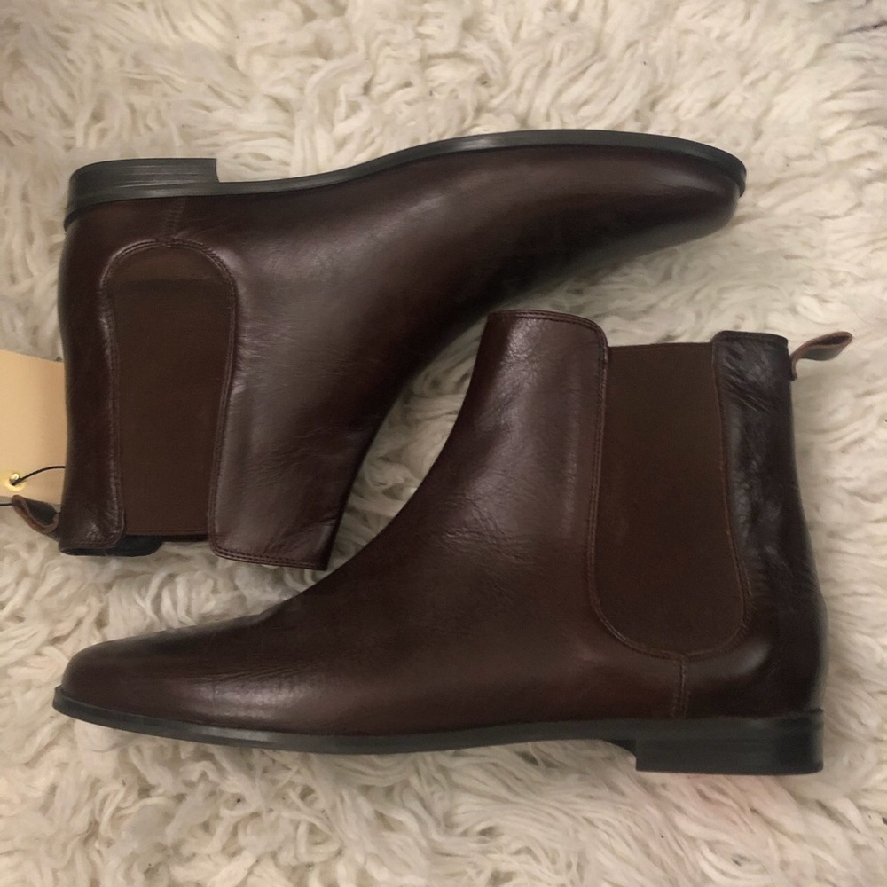 Leather Zara Chelsea boots